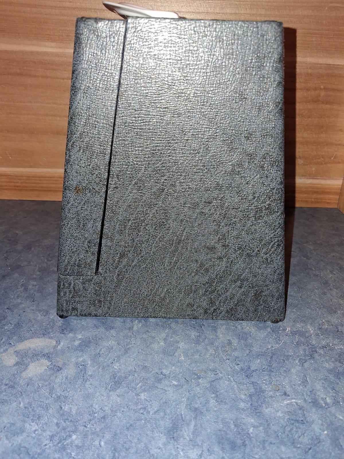 Vintage Faux Leather Carrying Case-Unknown What It Was Used For! 8.5″×9.5×7″