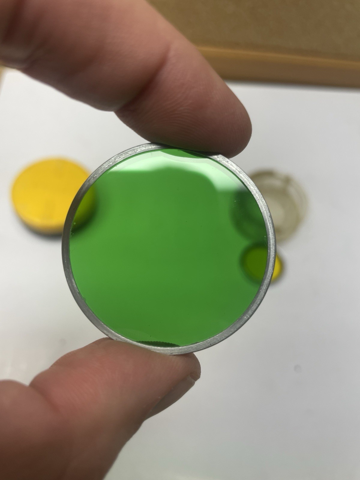 Kodak Series VI Wratten Filters Camera Lens Filters Green & Yellow Tower