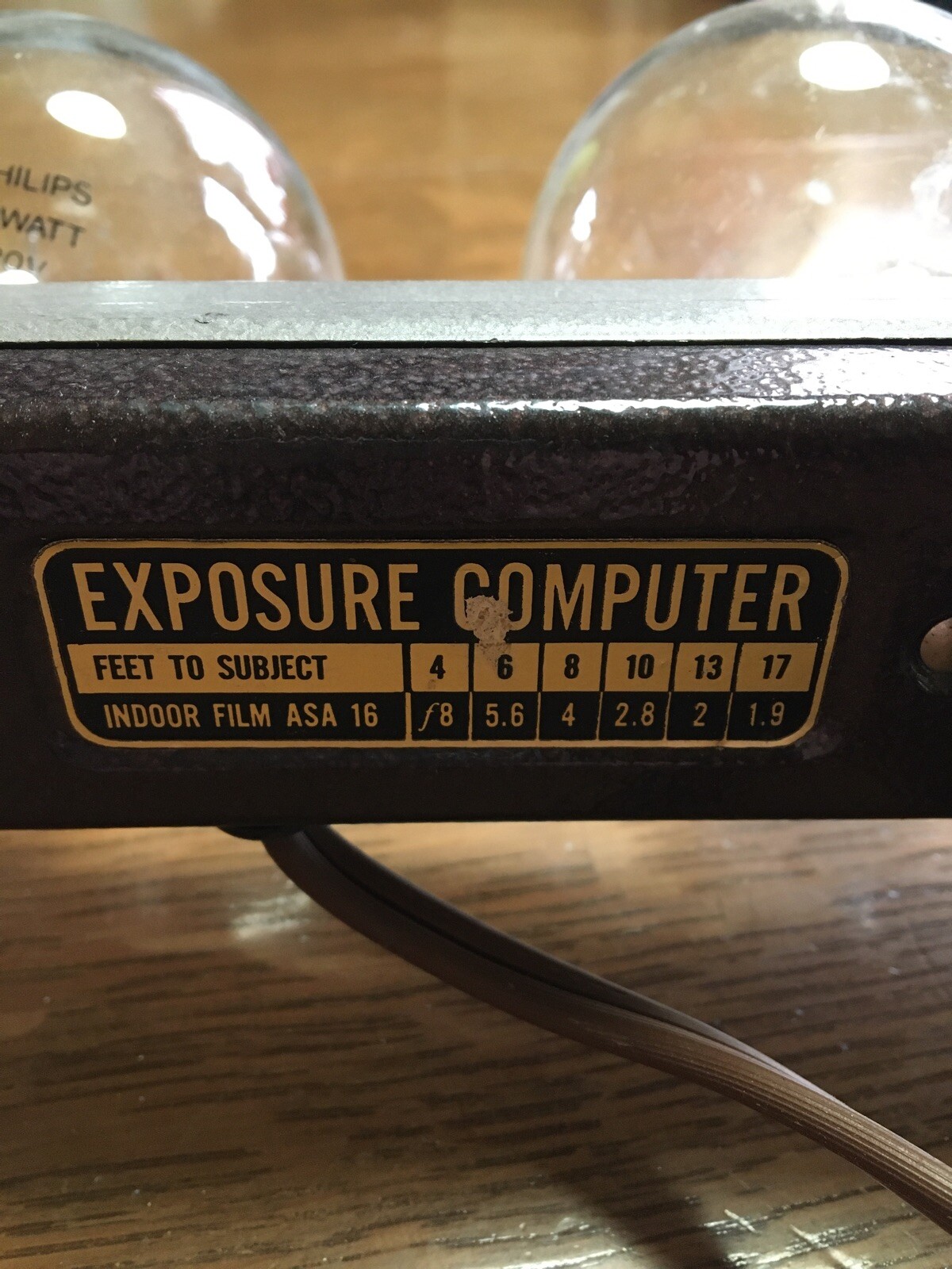 Vintage Acme MOV-E-LITE Bar ~ Movie, Theater, Photo Lite Works Approx. 14” Long