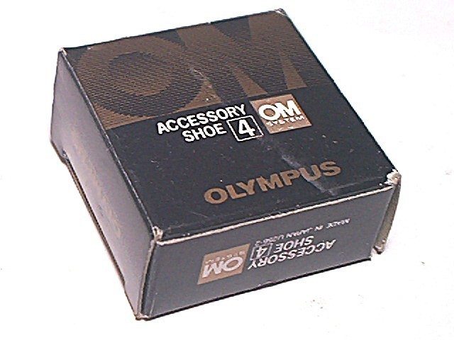 OLYMPUS OM SYSTEM ACCESSORY SHOE No. 4 – NOS / UNUSED CLEAN IN OB
