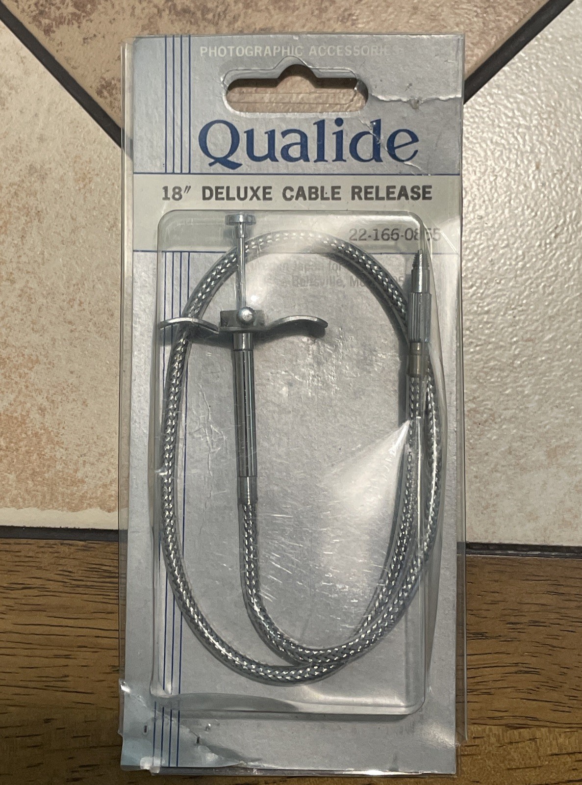 Vintage Qualide 18″ Deluxe Cable Release In Unopened Package