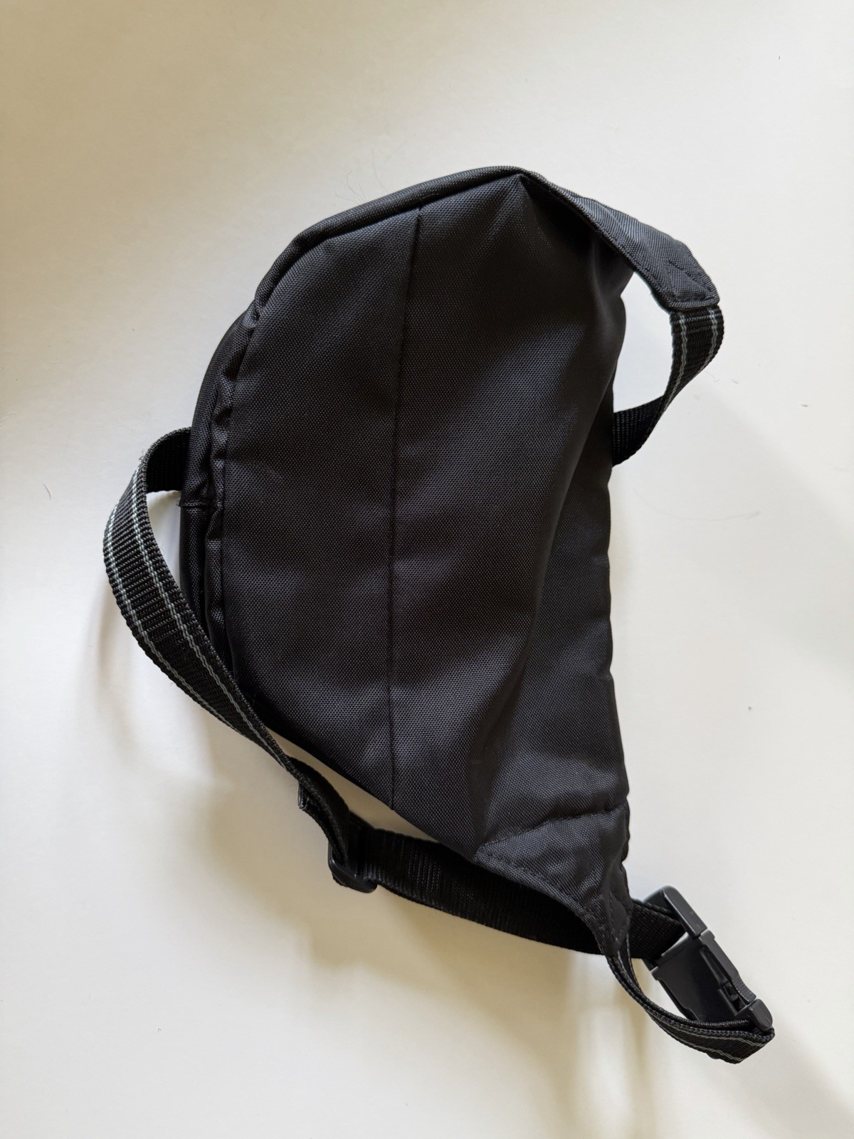 Vintage 1990s Fuji Film Discovery Cameras Photography Black Fanny Pack Waist Bag