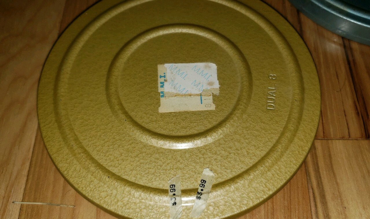 Lot 5 VTG Metal Film Reels & Canister Various Sizes Reads Dept. Store Baltimore
