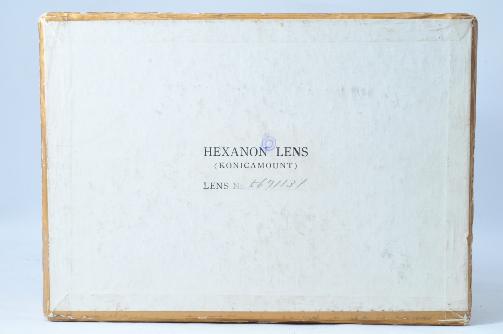 @ SakuraDo @ Rare! @ Vintage Original Box for Konica Hexanon 135mm f3.5 Lens