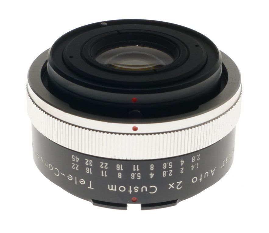 Vivitar auto 2x custom tele-converter model 2x-18 for zeiss icarex camera lens