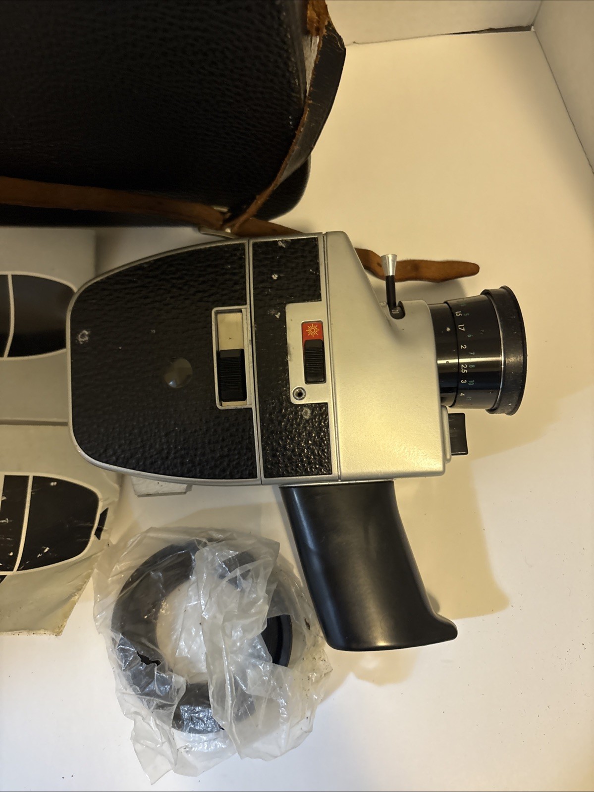 Vintage antique Bauer C1M Super 8mm handheld German Movie Camera untested as is