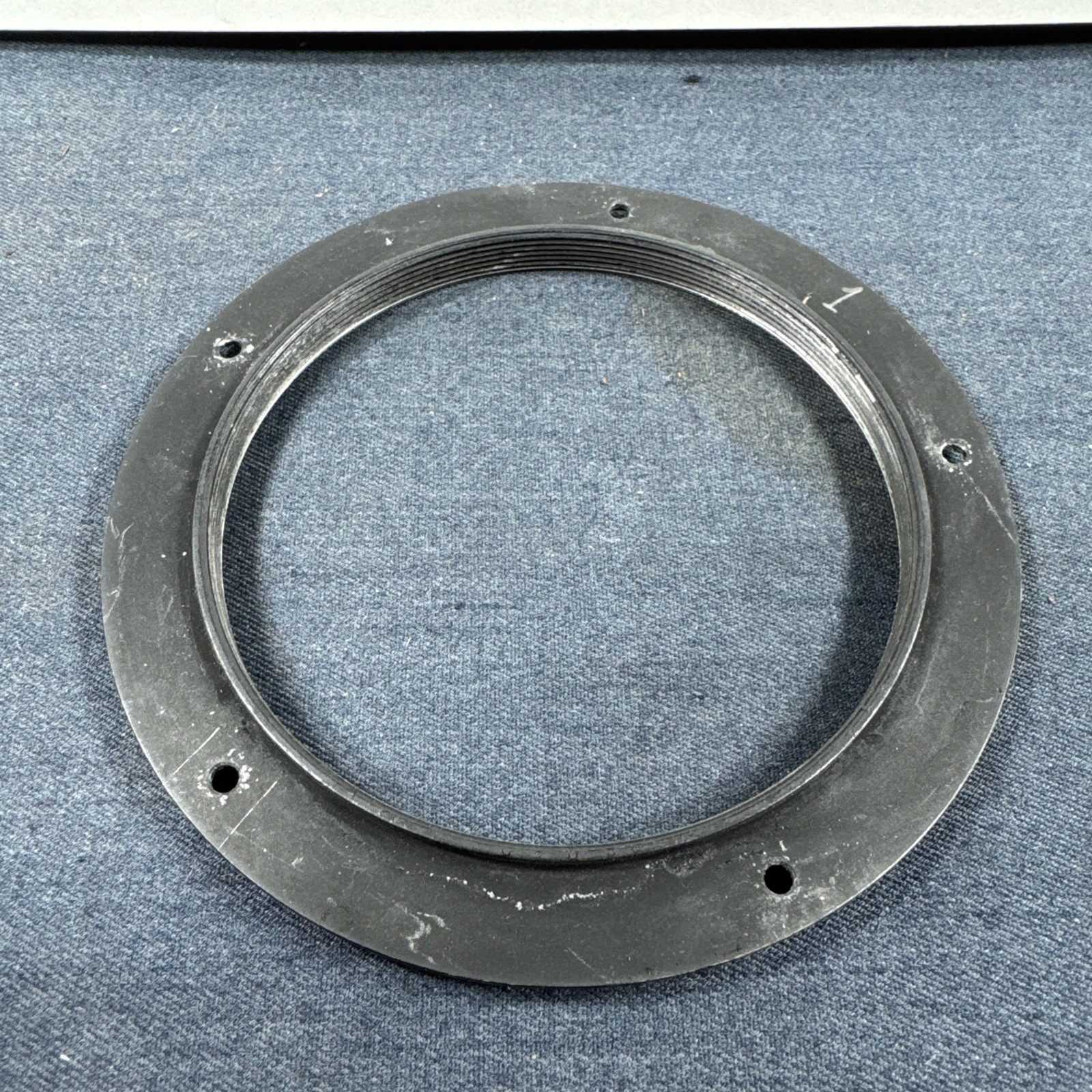 87mm Brass Mounting Flange for Antique Lens and Wood Camera – 1