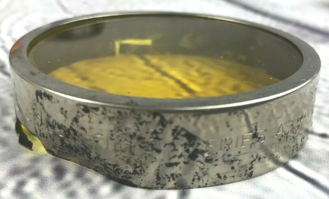 Vtg Burke & James Ingento Yellow Color Camera Lens Filter Series A USA 2.25”