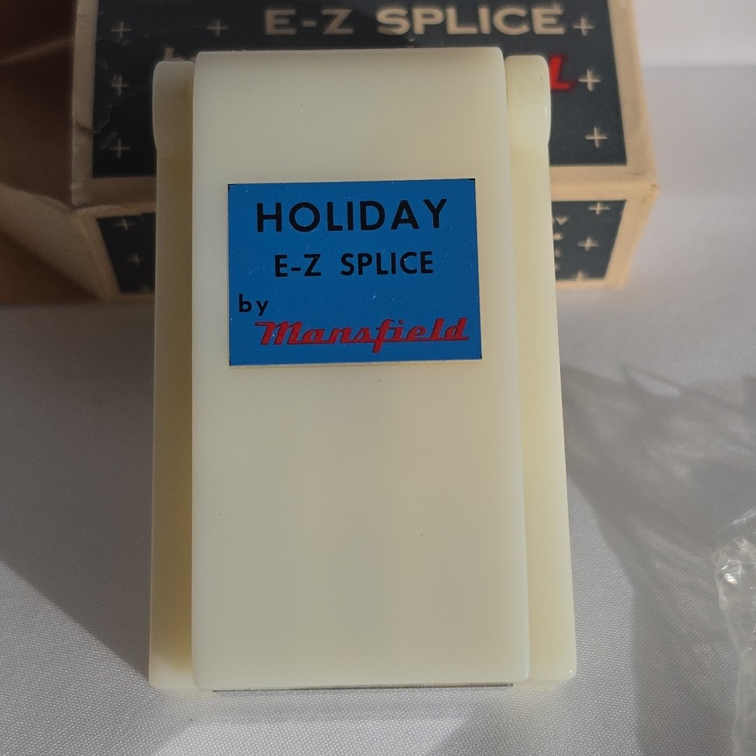 Vintage Mansfield Holiday E-Z Splice 8mm Super 8 Film Cutter Splicer Movie Tape