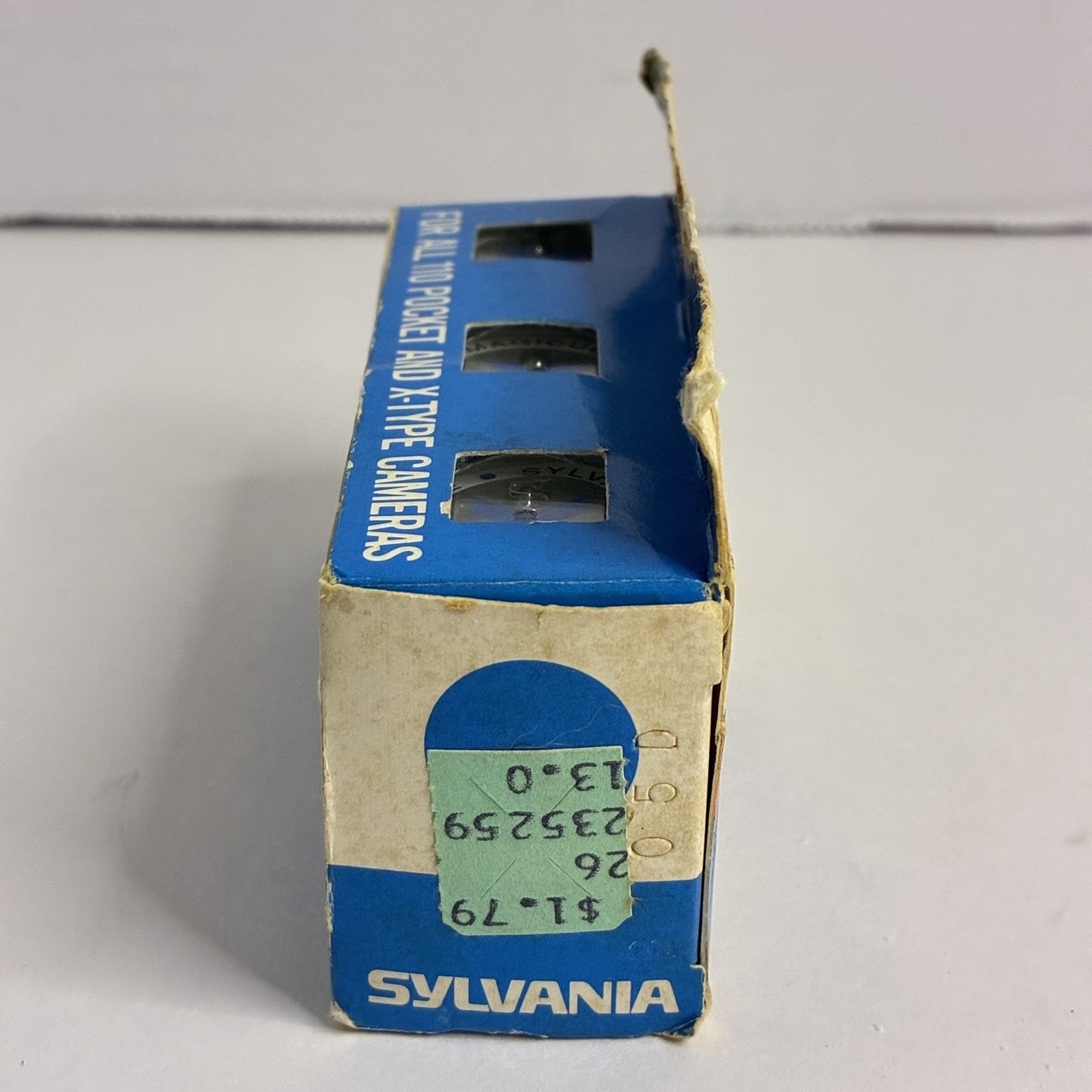 Vintage Sylvania Blue Dot Magicubes 3 Cubes 12 Flashes 110 X-Type Cameras NOS
