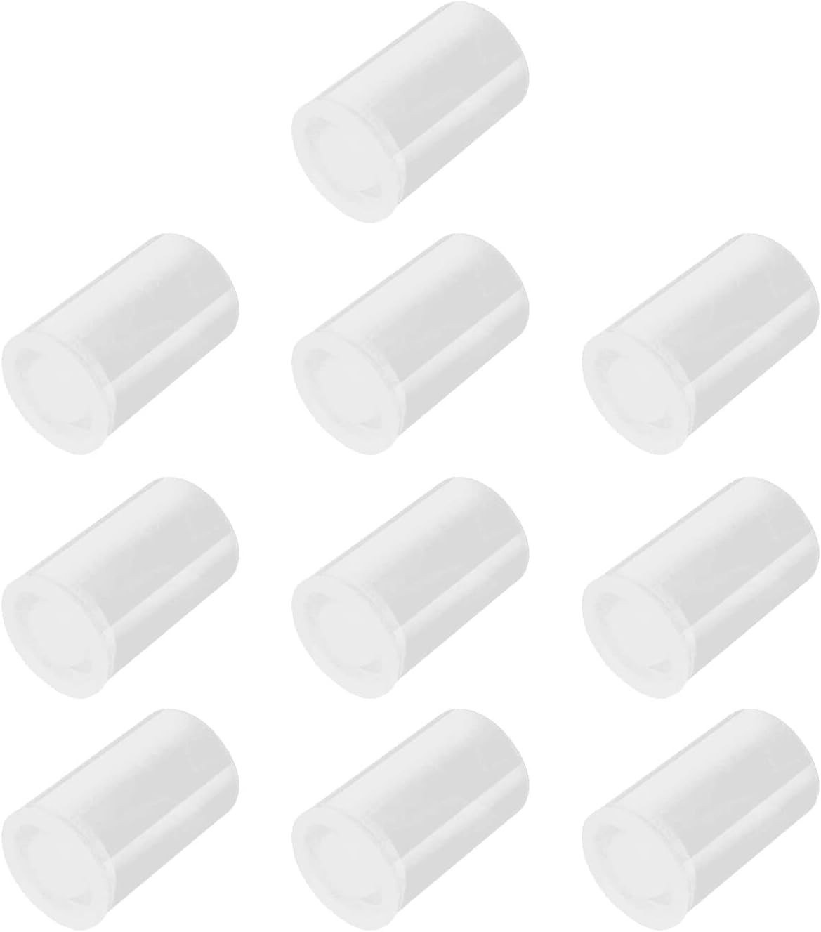 Lightweight 35mm Film Canisters with Lids – 10 Clear Storage Containers
