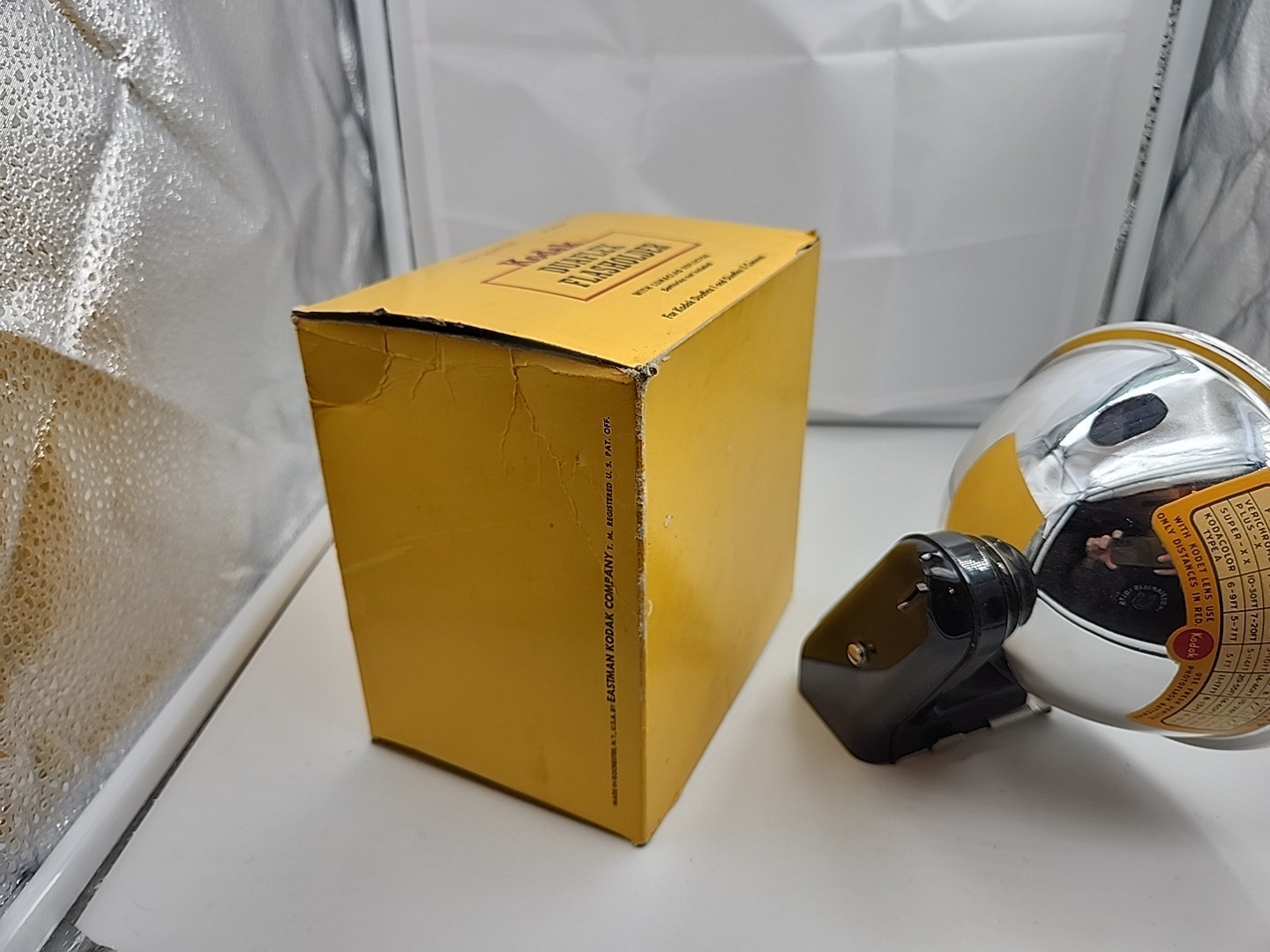 Vintage Kodak Duaflex Flasholder w/Box No. 40/41F Eastman Kodak Co. USA