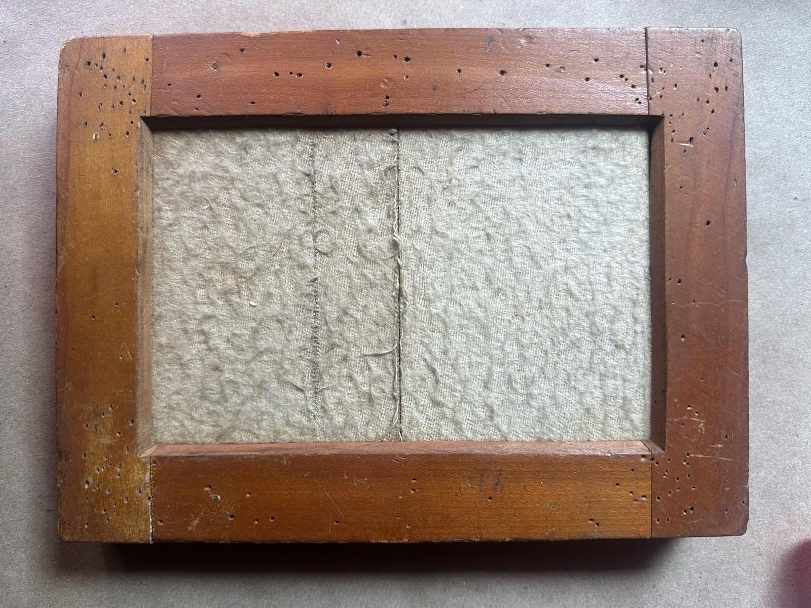 Vintage wood heavy duty contact printer for photos. No glass. Outer 6.25”x 8.5”