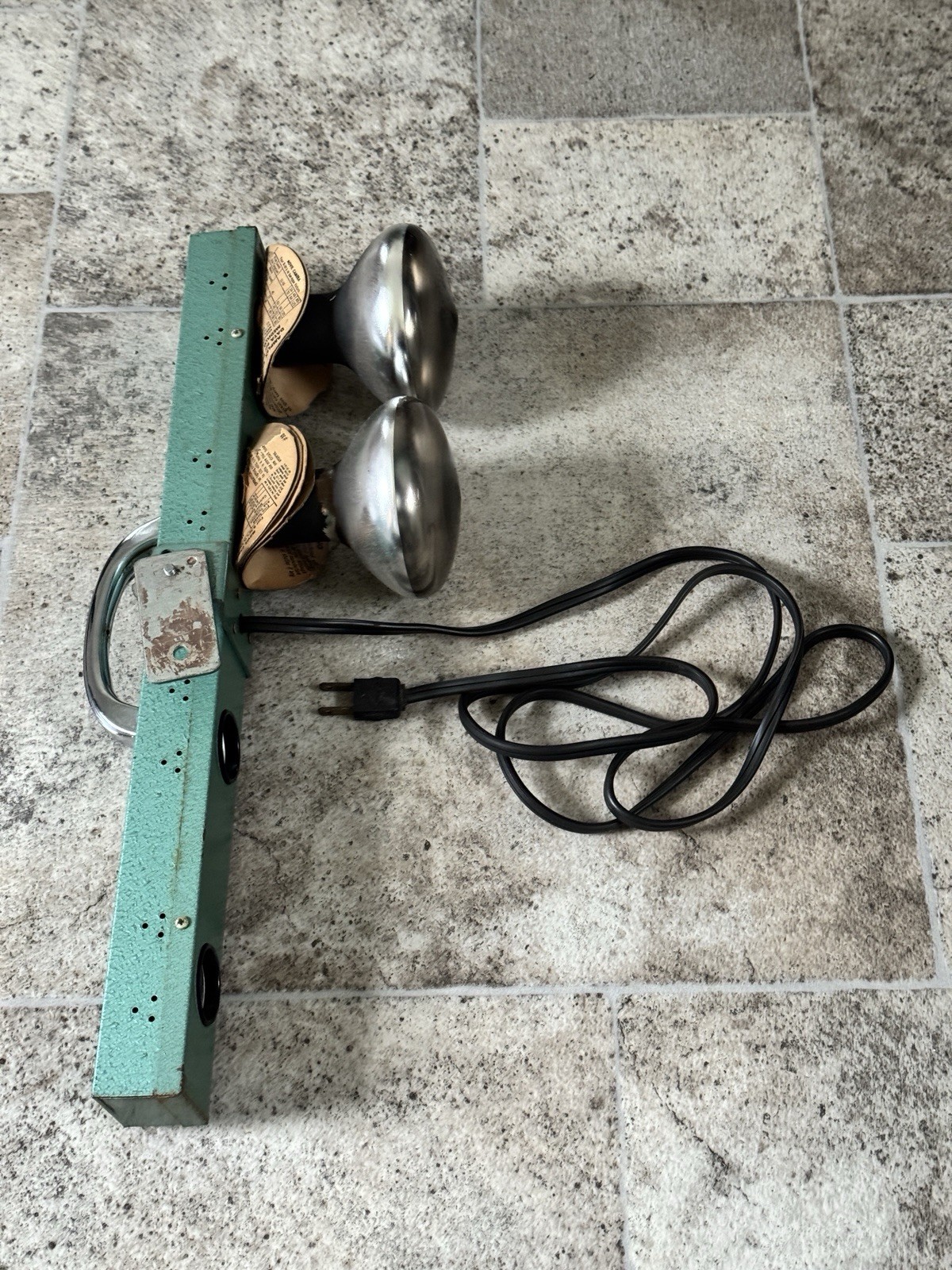 Vintage 1950s–60s PM V-PAK Bar Lite Studio Light Kit – AREL PM4 Compact Green