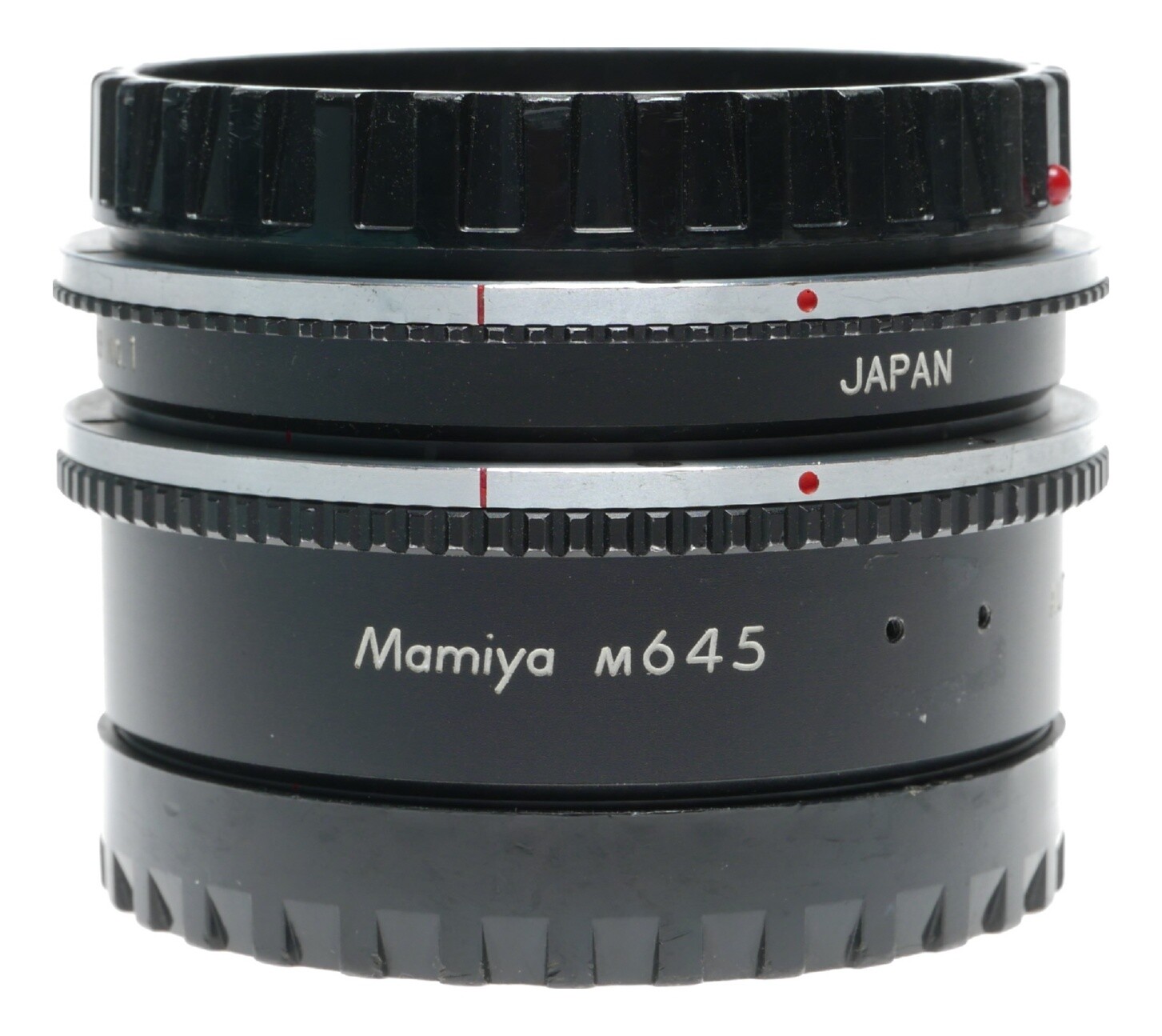 Mamiya M645 Auto-Ext ring No. 2 and No.1 medium format camera