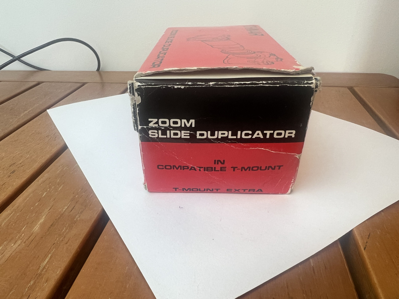 Vintage 2.5 x Zoom Slide Duplicator for SLR Camera by Bush & Meissner