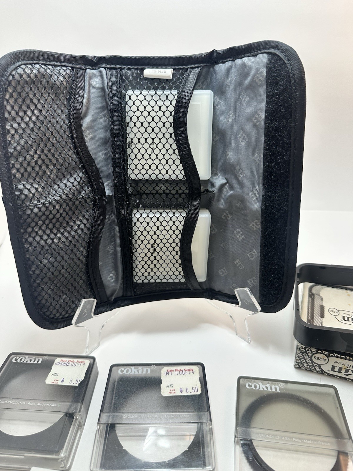 1980’s Vintage Cokin Photography Filter’s And Case Holder Lot Of 7 Collectible