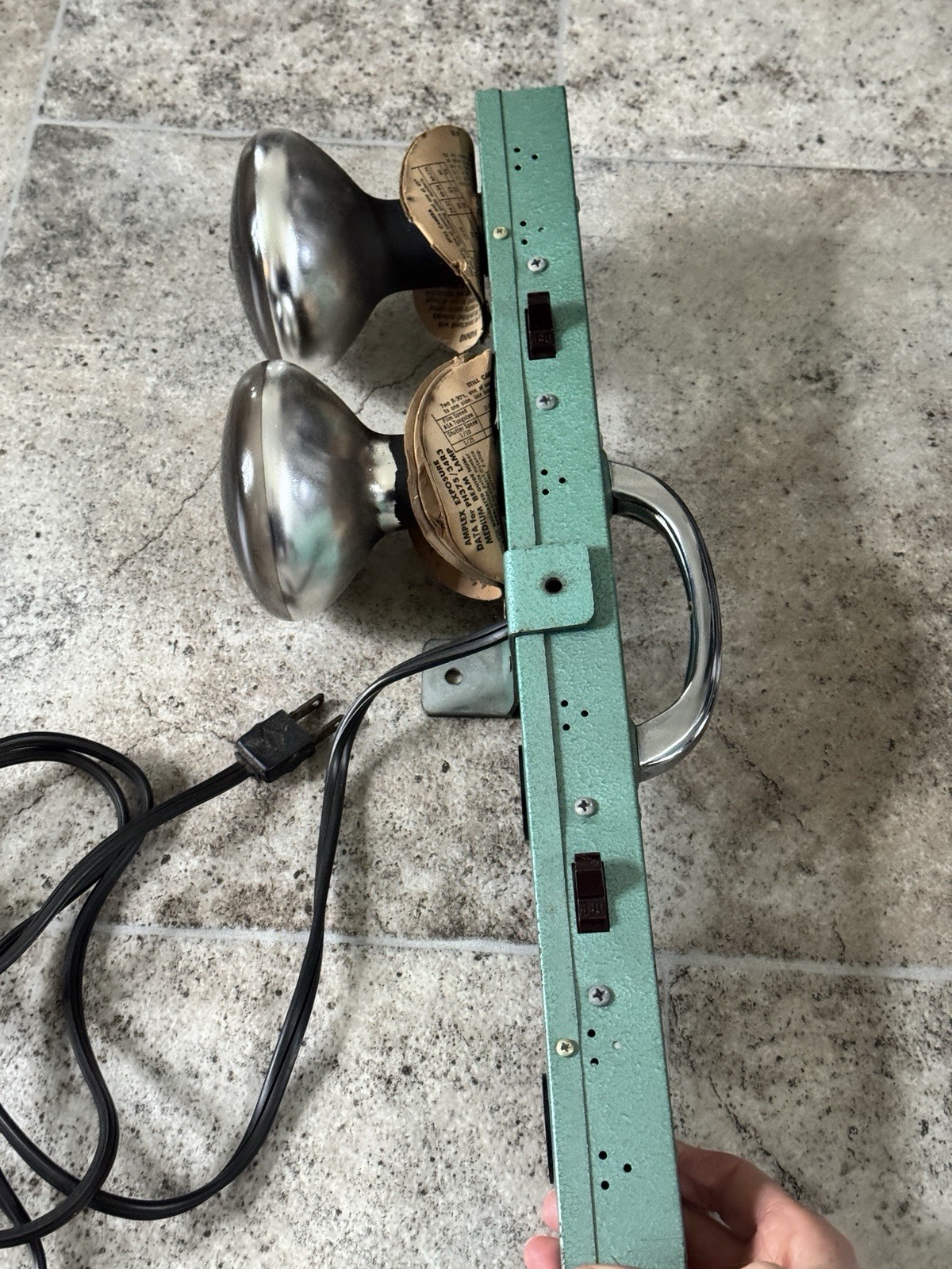 Vintage 1950s–60s PM V-PAK Bar Lite Studio Light Kit – AREL PM4 Compact Green