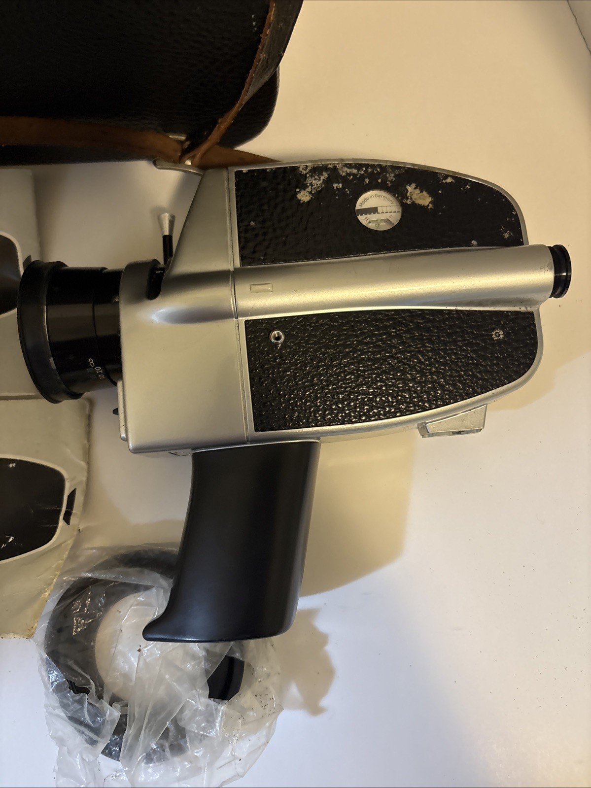 Vintage antique Bauer C1M Super 8mm handheld German Movie Camera untested as is