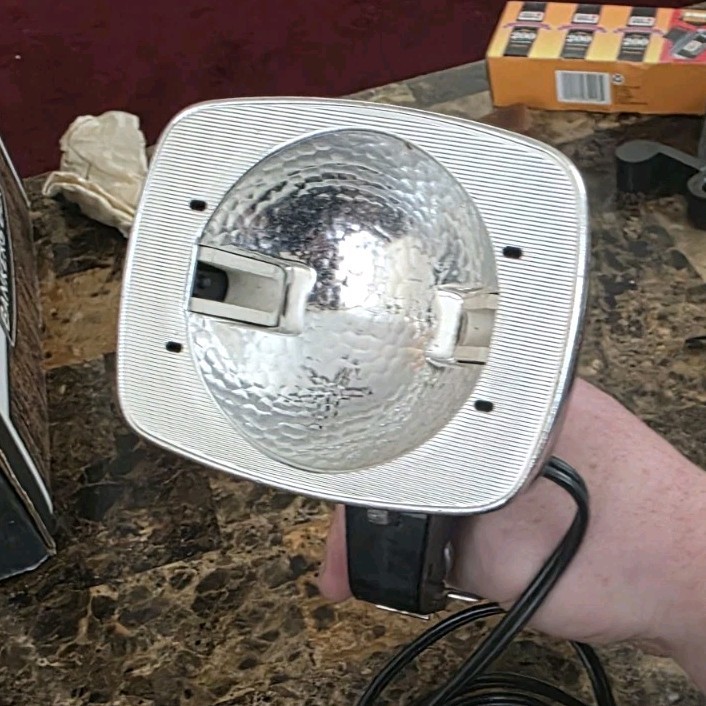 Kodak Sun Gun Movie Light Model 2 Movie Light w/ Cord Compatible with Eastman