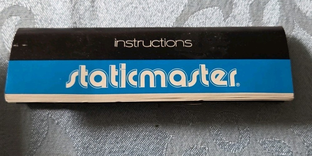 Staticmaster Anti-Static Brush 1C200 with Box -Vintage – Made in USA