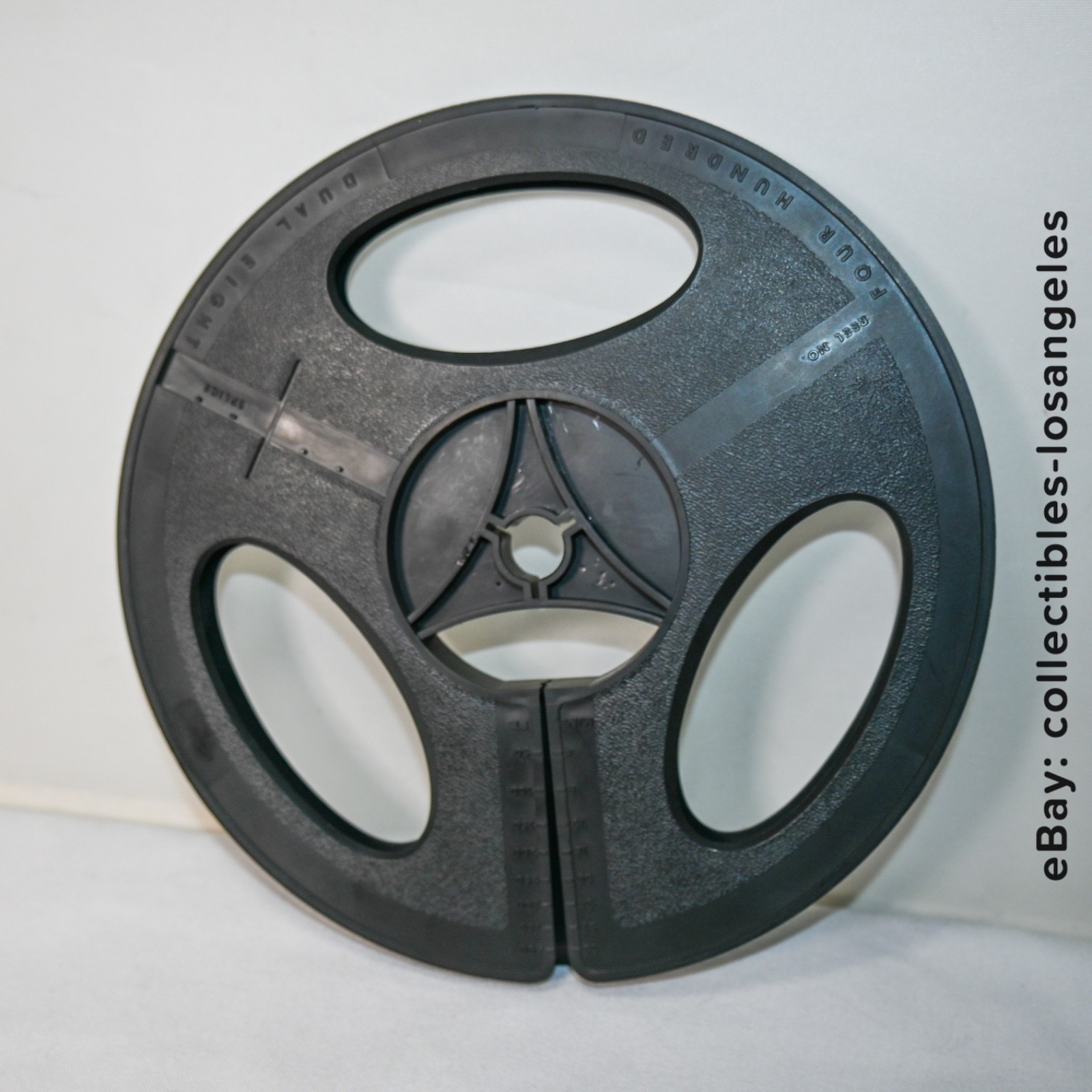 1973 KODAK DUAL 8 Black Plastic 8mm FILM TAKE UP REEL 7″ 400ft