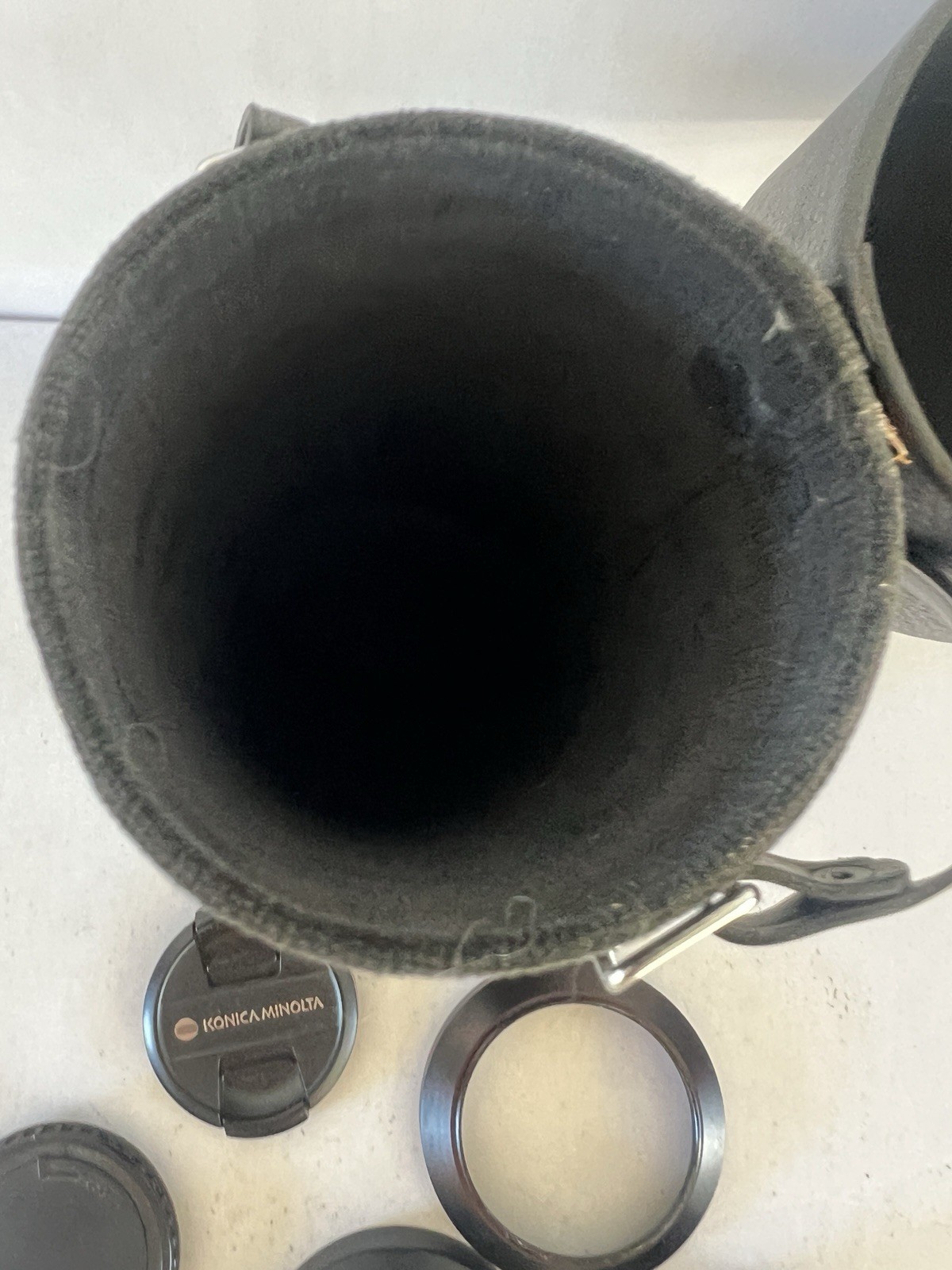 Vivitar & Minolta Misc Lens Case And Covers Misc Lot