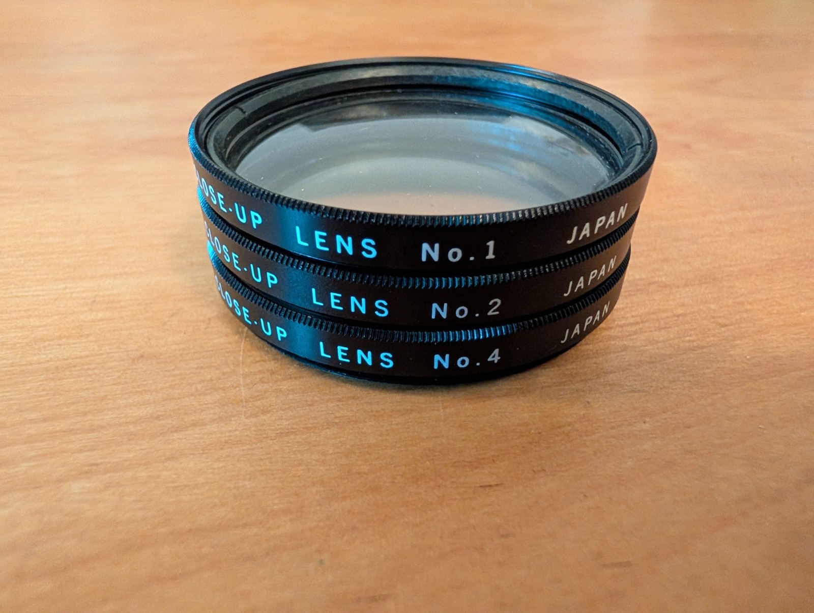 Vivitar 49mm Close Up Macro Lens Filter Diopter Set +1 +2 +4 Case PH-66 Vintage