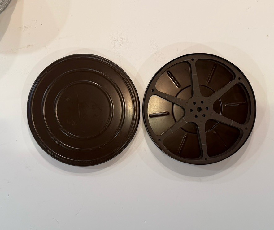 Lot 6 Vintage 16mm Film Canisters w/ Family Movies Bell & Howell Neumade
