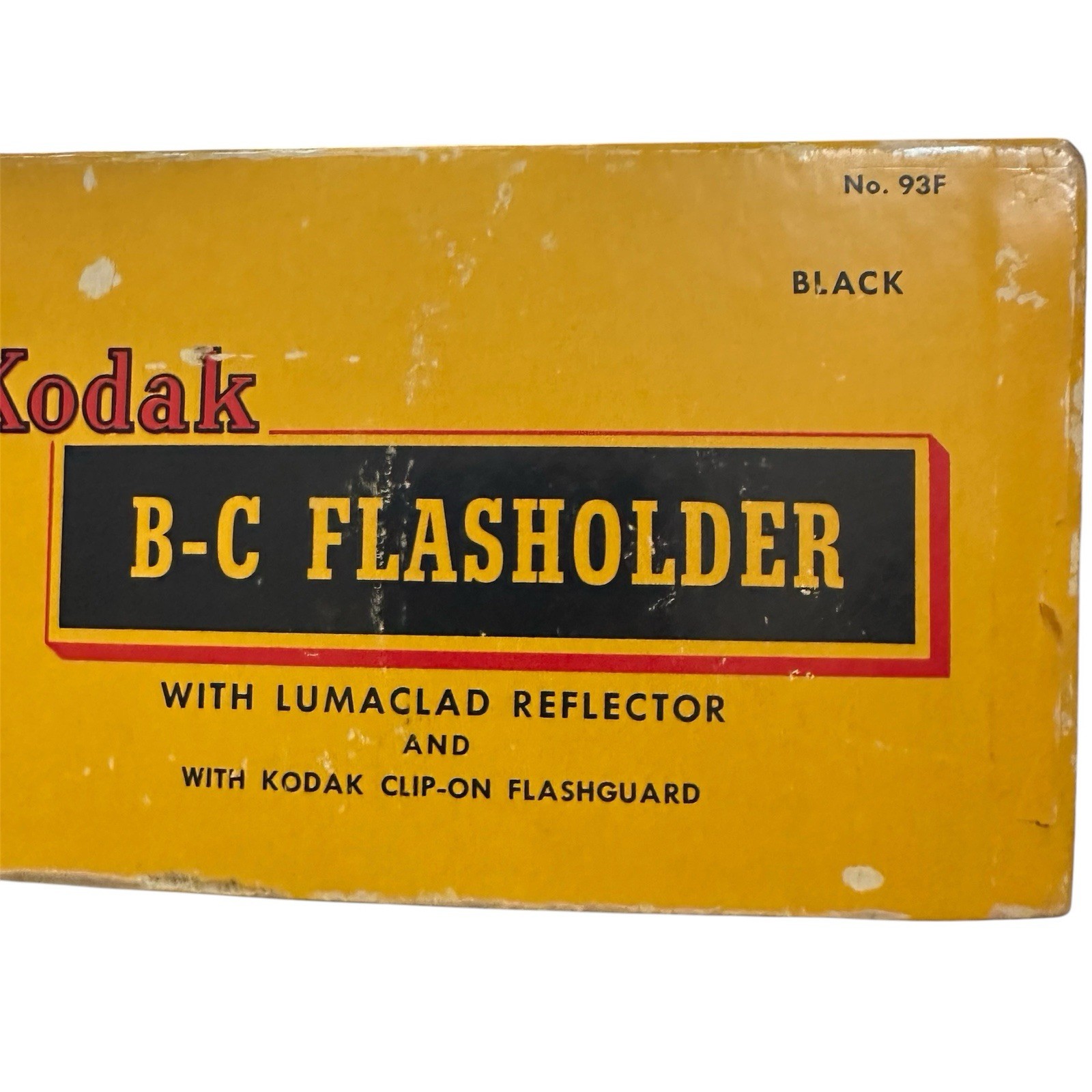 VTG Kodak BC Flasholder LUMACLAD REFLECTOR CLIP-ON FLASHGUARD NO. 93F. With Box