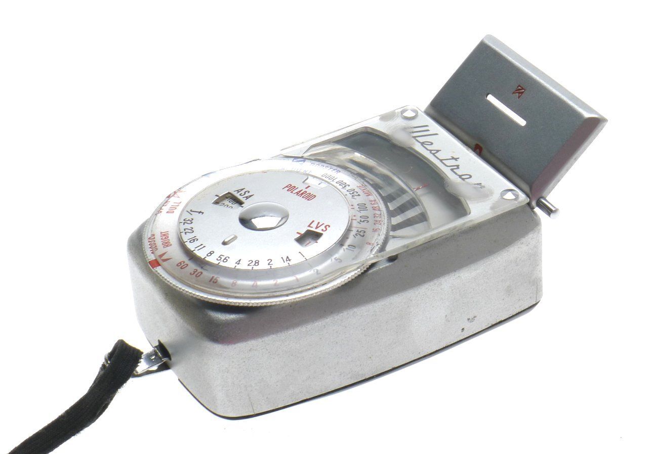 Westran light exposure meter model a-1 for polaroid original pouch box vintage