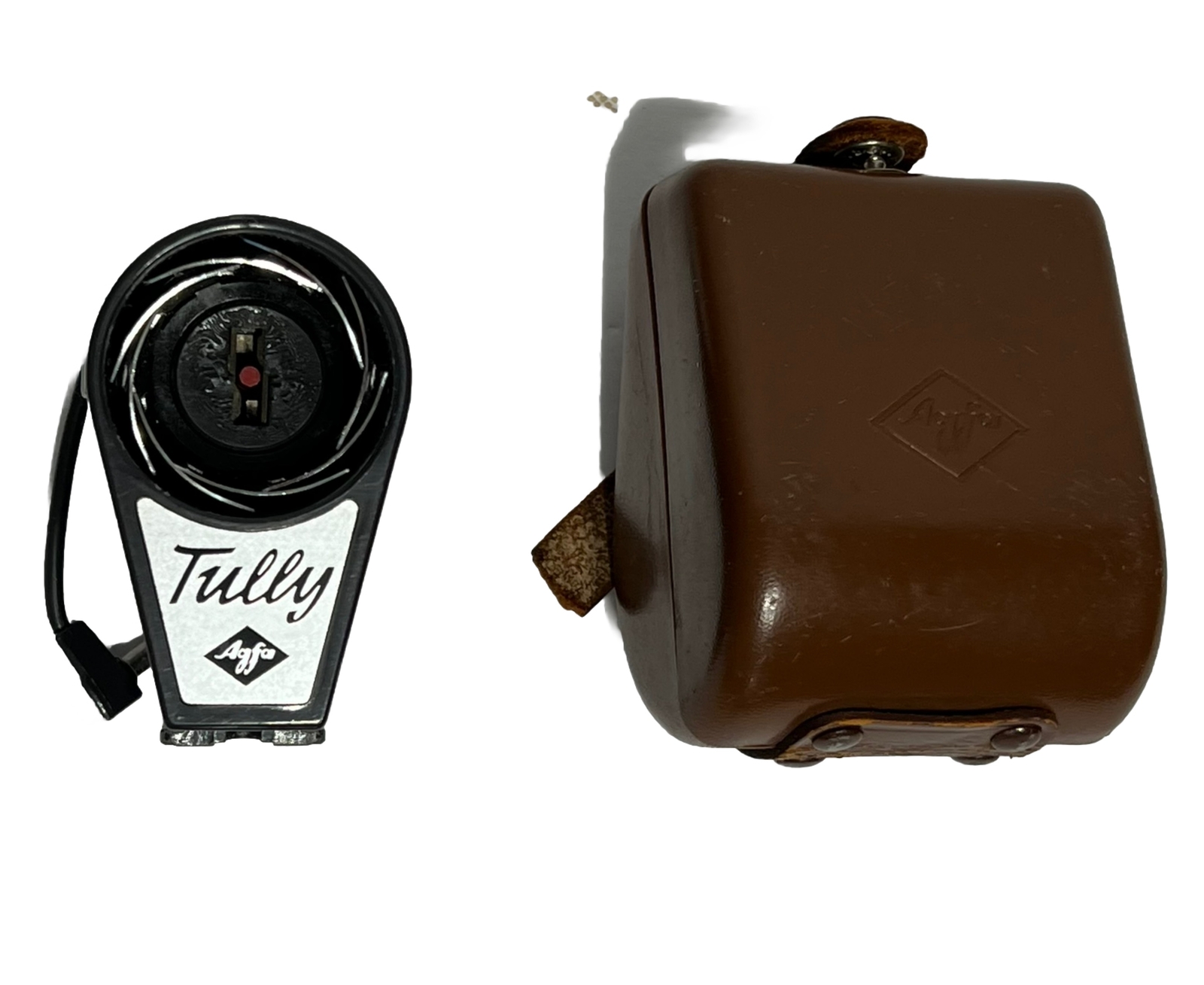 Vintage Agfa Tully Camera Flash W/ Case – Made in Germany 3064 – UNTESTED