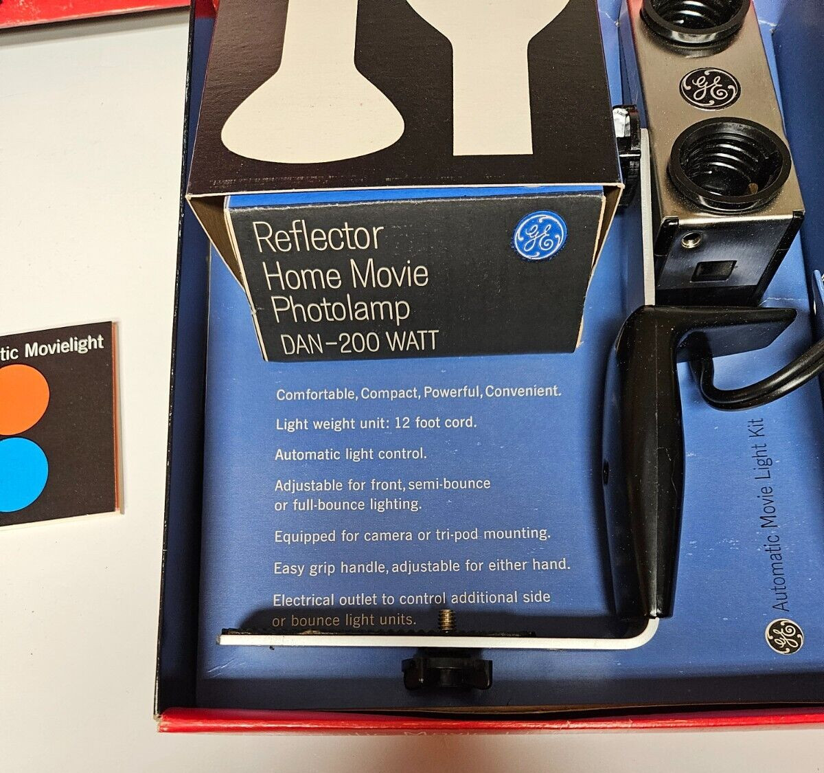 Vintage GE Automatic Movie Light Kit – New Old Stock – Works