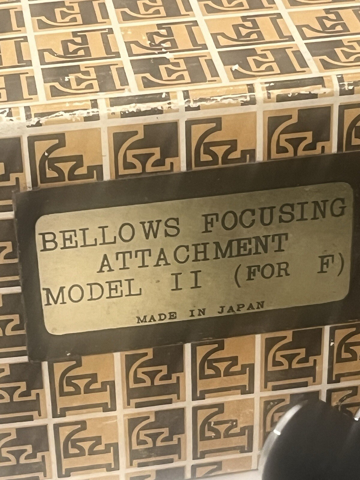 Nikon F Nippon Kogaku Bellows Focusing Attachment Model II in Box