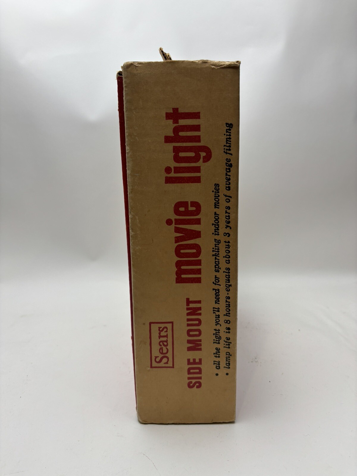 vintage Sears 110v 115v sealed beam side mount handheld movie flood light 38849
