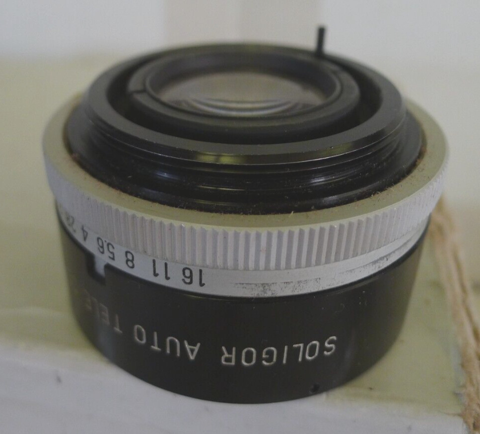 Soligor Auto Tele Converter 2X w/ Case & Both Lens Caps – To Fit Pentax -Japan