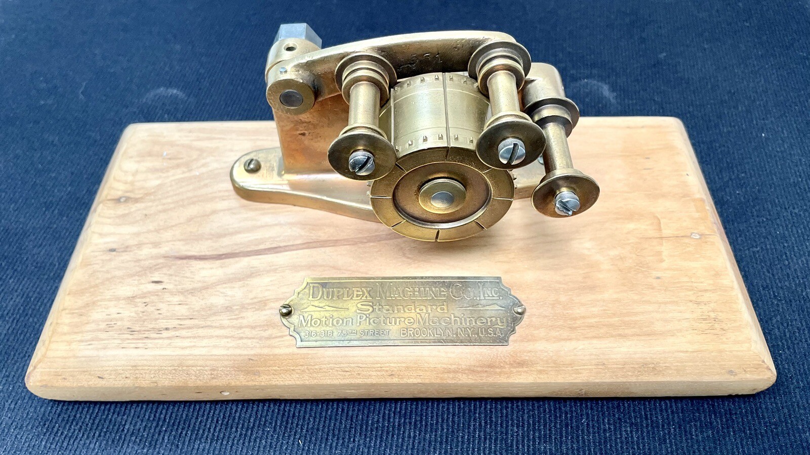 1920s Duplex Motion Picture Silent Movie Film Spool Machine Sprocket Sample Rare