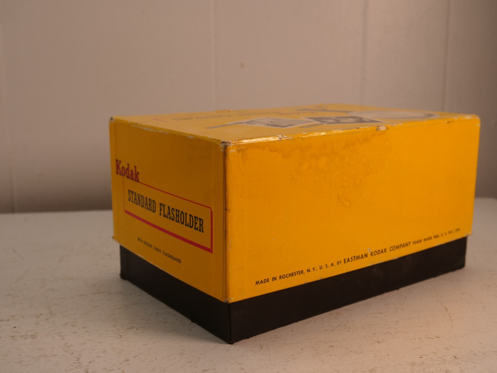 Kodak Flash Holder w/ Standard Bracket w/ Box Instructions Brown