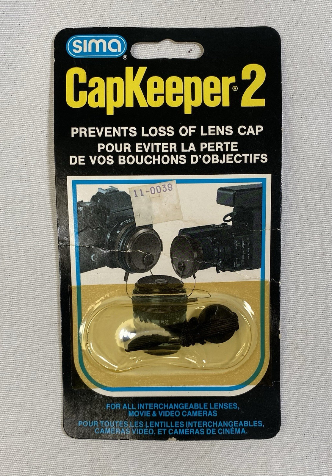Sima Cap Keeper 2 Camera Lens Cap string Genuine Old New Stock