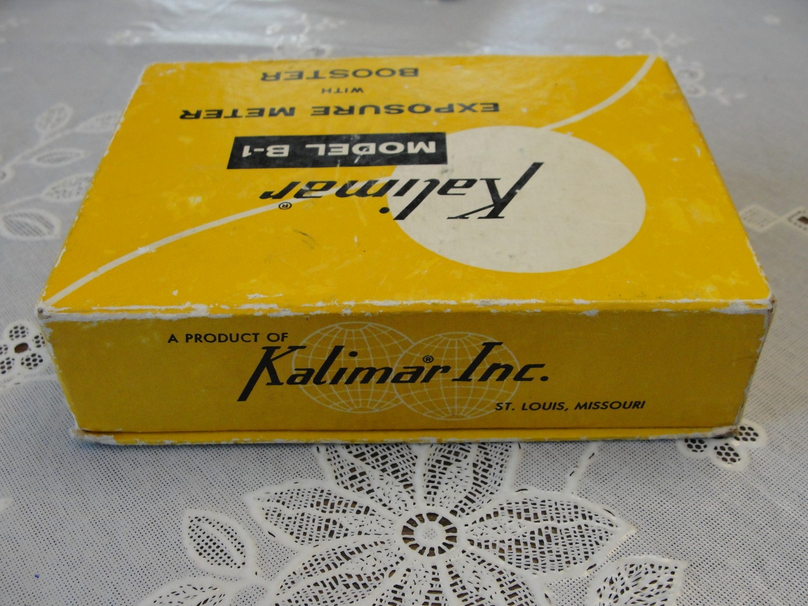 Vintage Kalimar Model B-1 Exposure Meter w/ Booster Box Instructions Chain