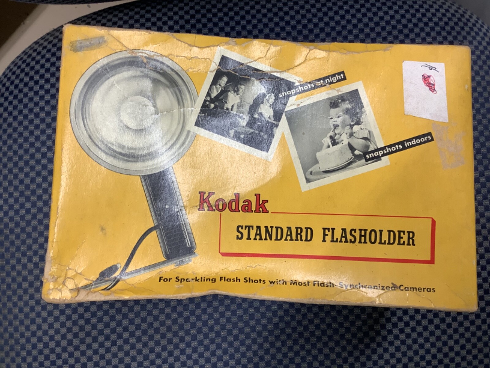 Vintage Kodak Standard Flash Holder w/ Bracket, Box, etc.