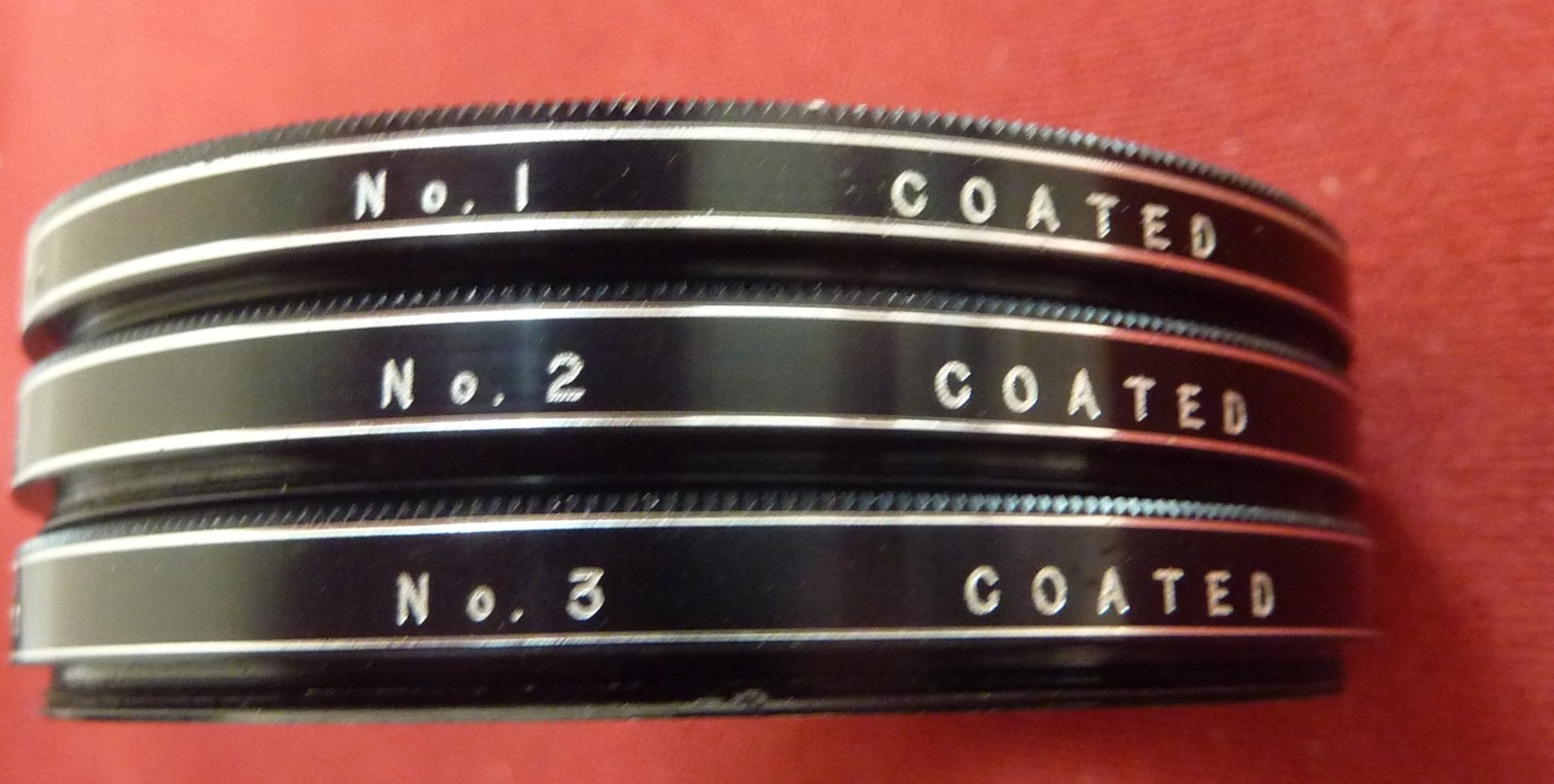 VIVITAR 55mm +1 +2 +3 CLOSE-UP LENS SET