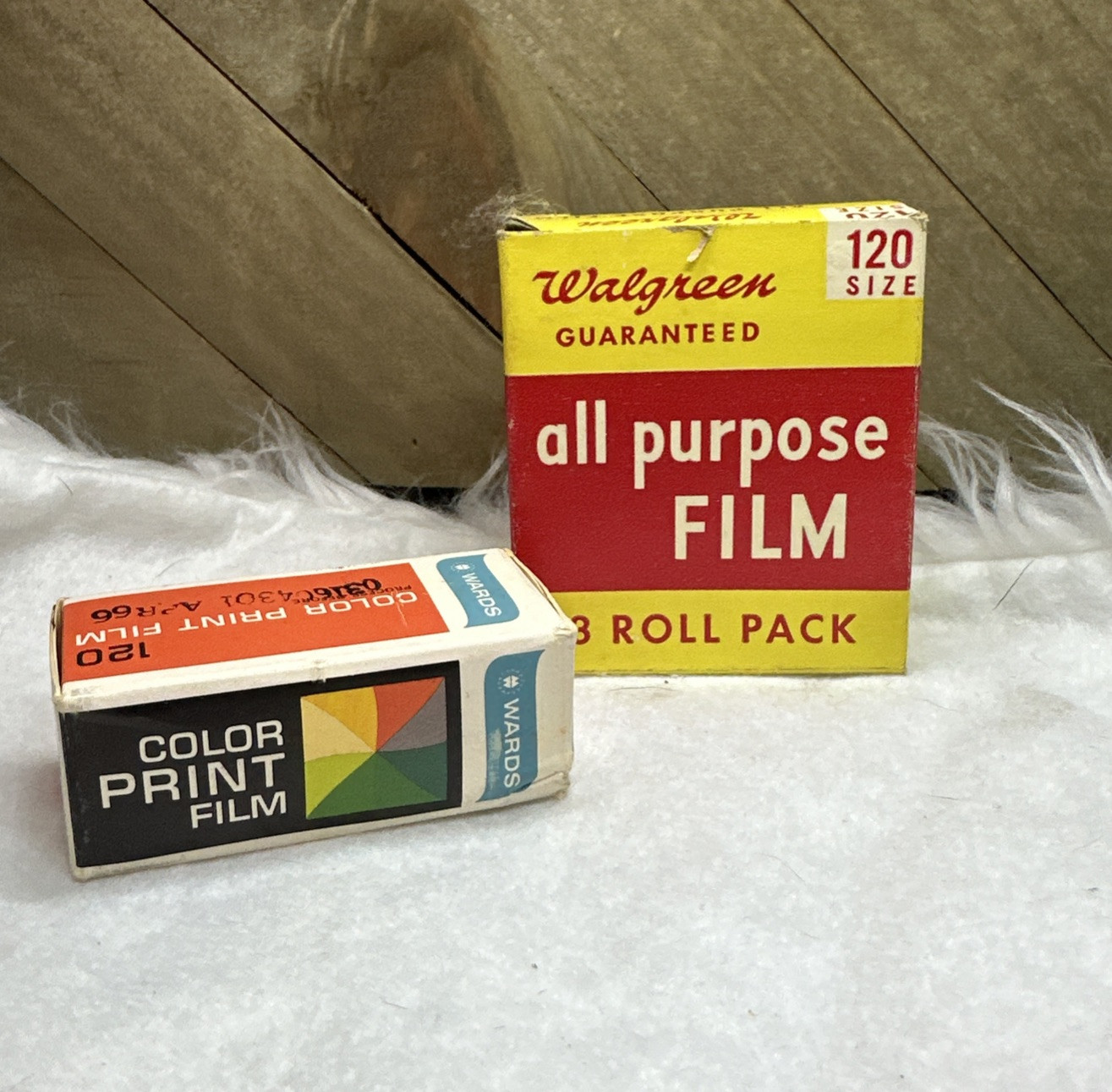 Walgreens 4 Film Dec.61 Sealed All Purpose 120 Size Made In Belgium