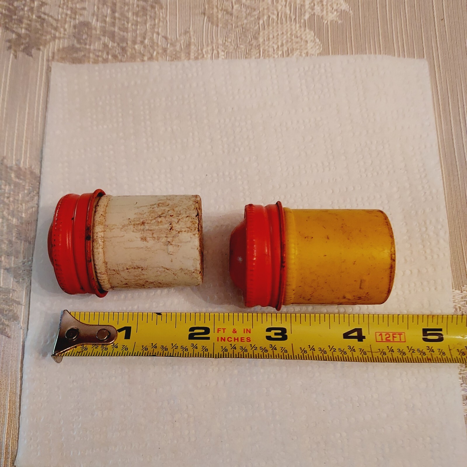 Vintage KODAK Metal FILM CAN CANISTER RED Lid “Barn Find”