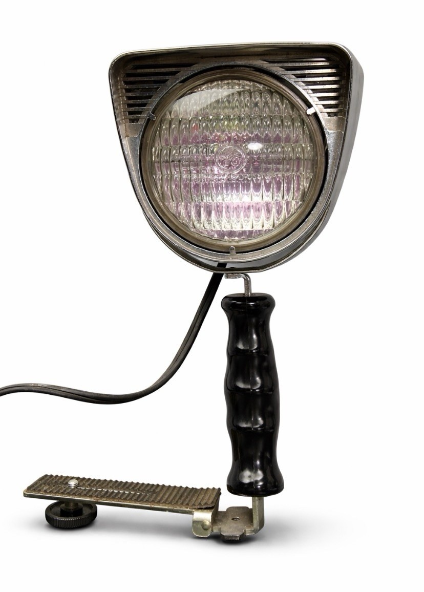 Vintage Arel Lott-A-Lite No 100 650W Studio Spotlight Industrial Works