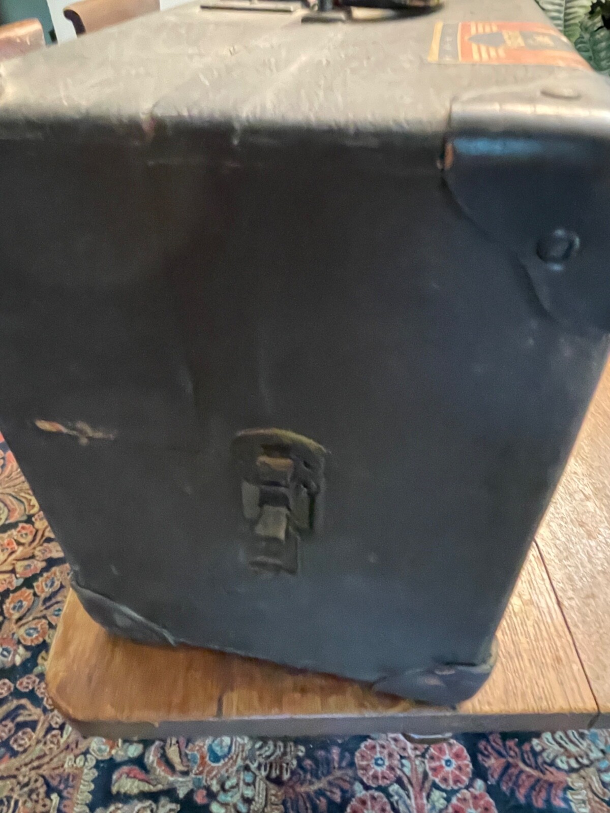 Vintage Field /Travel hard Leather Photography case late thirties