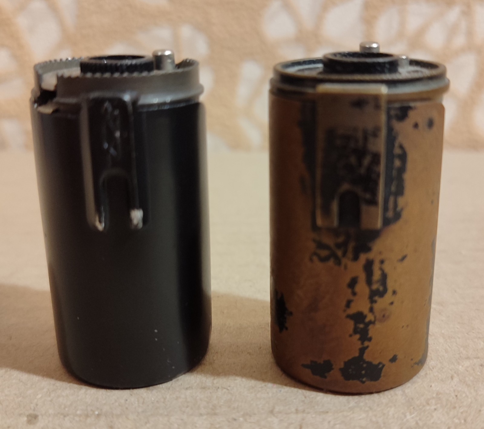 RARE USSR CASSETTE re-loadable 35mm film Kiev Contax, FED Cameras 2pcs
