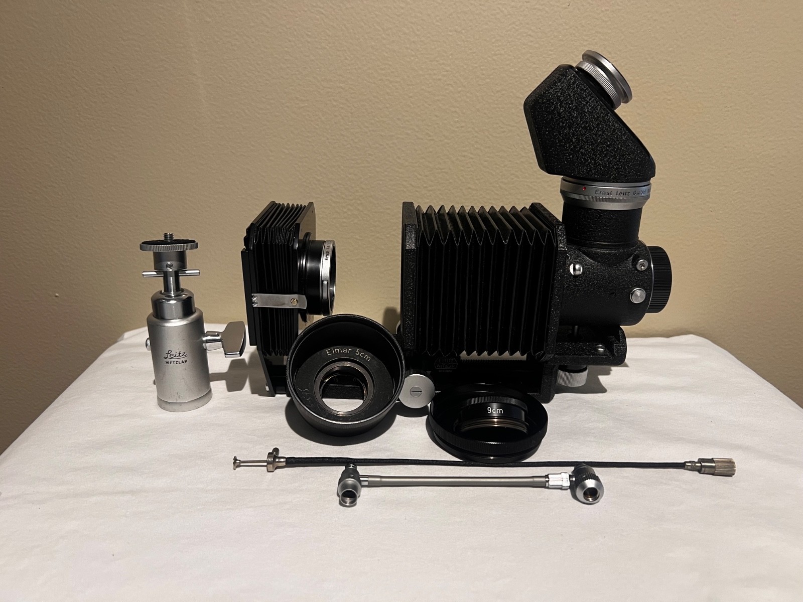 Leica Closeup Kit w/Bellows I & Visoflex I for Macro Photography w/Fitted Case