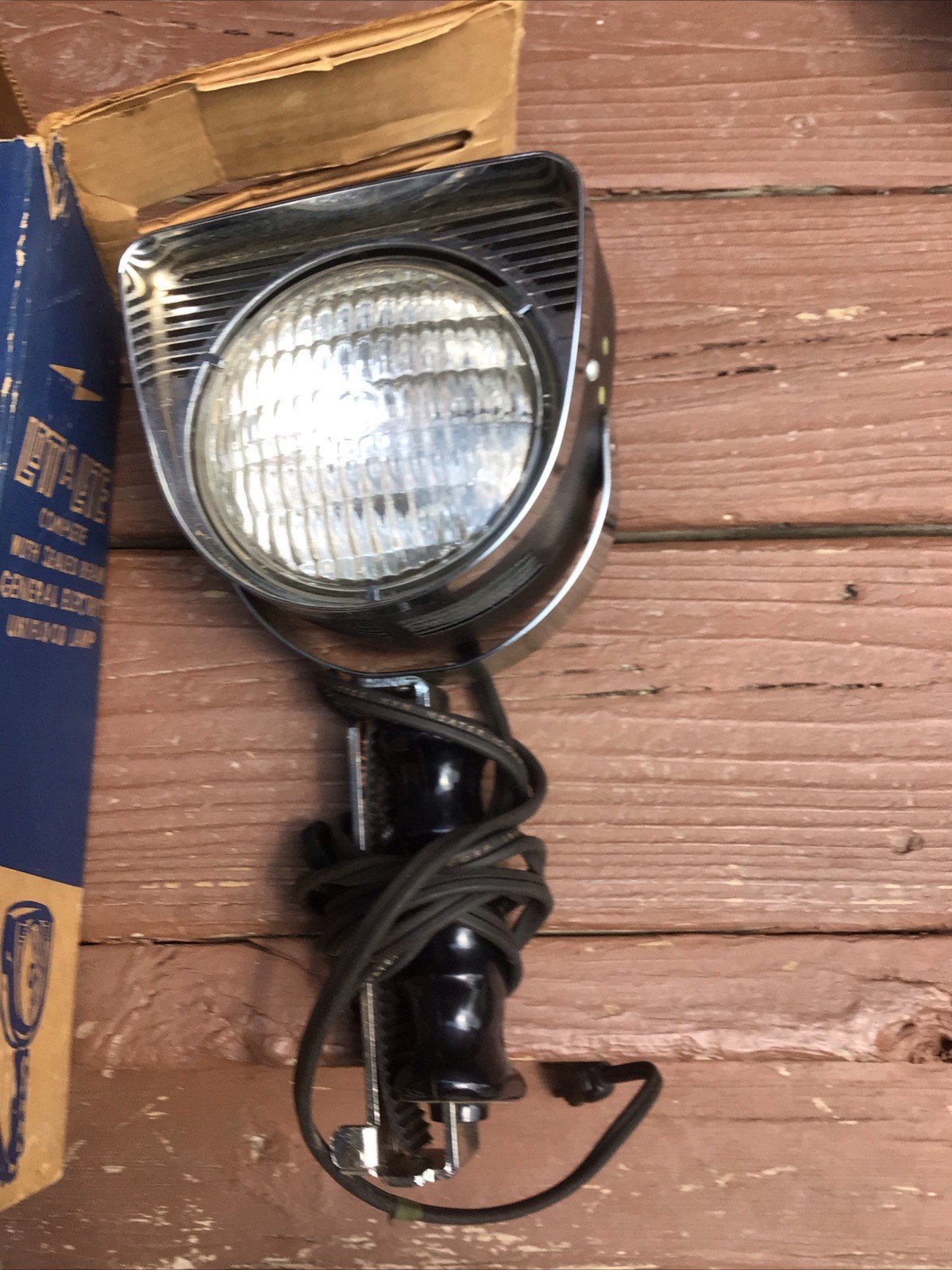 Lotta Lite Controlled Movie Lighting General Electric Uniflood Lamp NOS VINTAGE