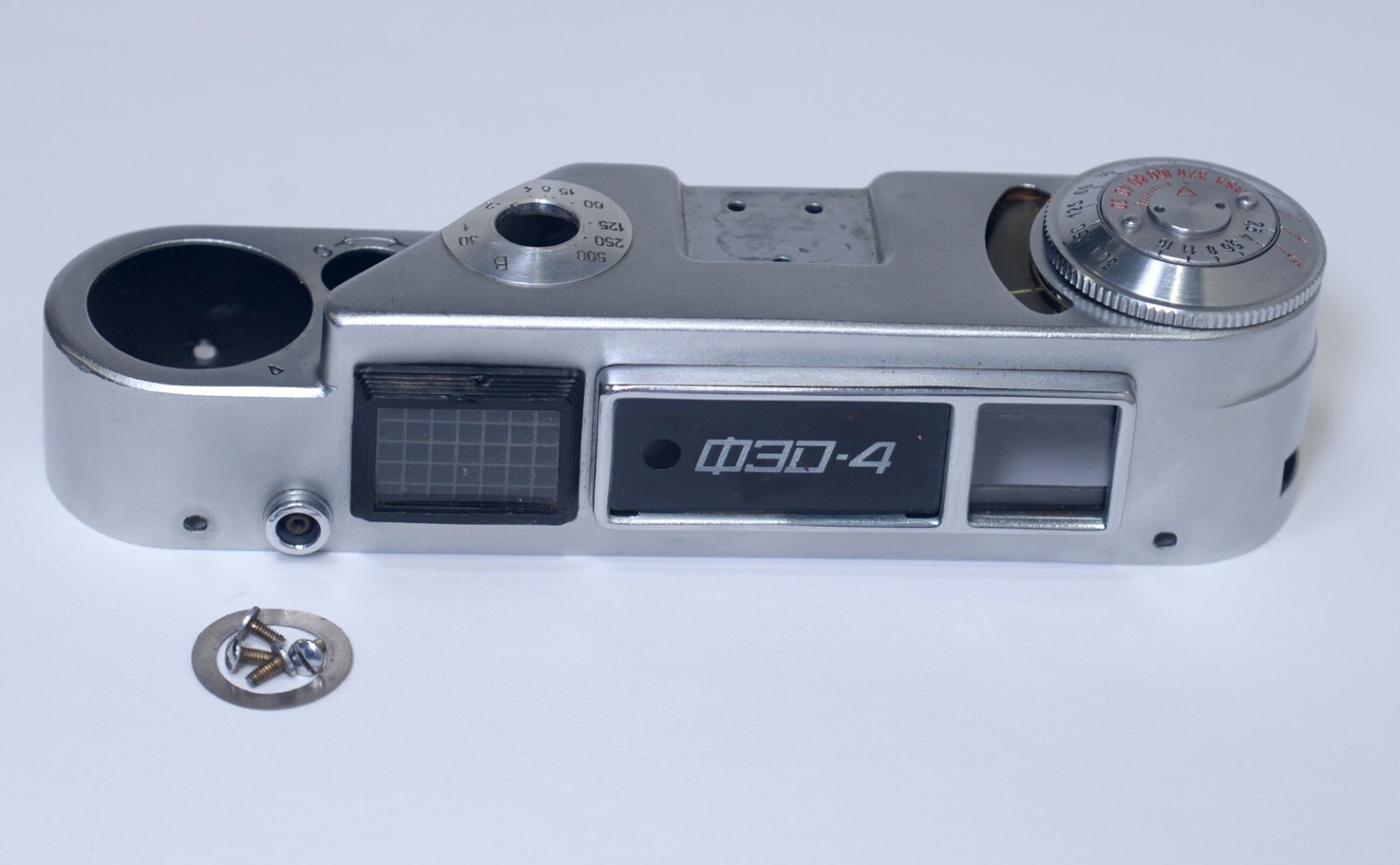 FED 4 Top Cover w Screws Vintage Rangefinder 35mm Film Camera Parts USSR